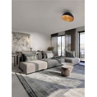 9695308 Плафонска светилка бела ONIA 1XE27  црно со златно Nova Luce